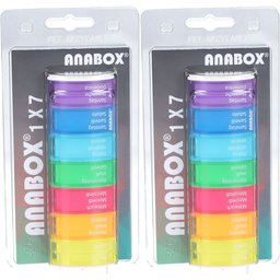 boîte à médicaments 1x7 couleurs assorties