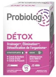 Probiolog Détox 15 Sticks + 15 Gélules - Boîte 15 sticks + 15 gélules
