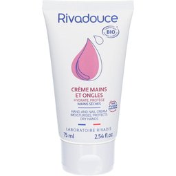 Rivadouce Crème mains et ongles certifiée Bio - Tube 75ml