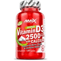 Vitamin D3 2500 IU with Calcium 120caps