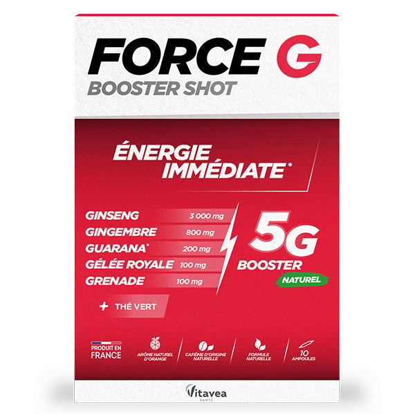 Force G Booster Shot Energie Immédiate 10 ampoules