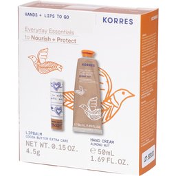 Coffret Cadeau Les Essentiels au Quotidien pour Nourrir et Protéger | Baume à Lèvres + Crème pour les Mains