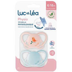 LUC ET LEA Duo de sucettes physiologiques – Oiseau