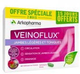 Veinoflux Jambes Toniques et Légères 60 Gélules - Boîte 60 gélules