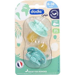 Dodie® Sucette Caoutchouc Vert 6-36 Mois