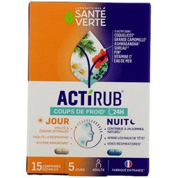 Actirub Coups De Froid Jour Nuit 15 Comprimés