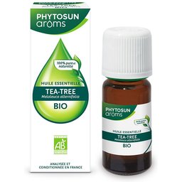 Aroms - Huile Essentielle Tea-Tree Bio (Arbre à Thé) - Hebbd - 100% Pure & Naturelle - 100% Bio - Analysée & Conditionnée en France - 10 ml