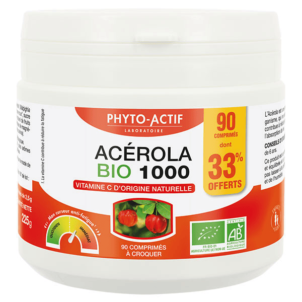 Acérola Bio 1000 - 90 comprimés