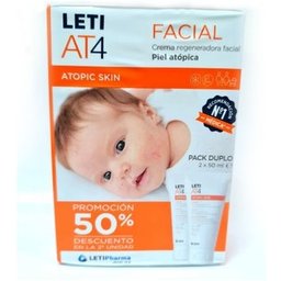 Leti AT4 Crème pour le visage 2x50ml