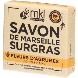 Savon de Marseille Surgras - Fleurs d'Agrumes