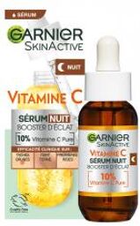 SkinActive Sérum Nuit Vitamine C Booster d'Éclat 30 ml - Flacon compte goutte 30 ml