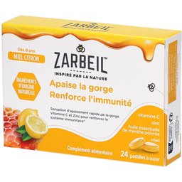 Zarbeil Gorge & Immunité - Miel Citron