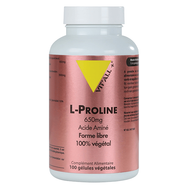 L-PROLINE  750mg 100 gélules végétales