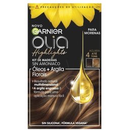 Kit Olia Highlights Sin Amoniaco Morena 3uds