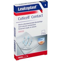 Leukoplast® Cuticell® Contact Pansement doux en silicone pour plaies 5 x 7,5 cm