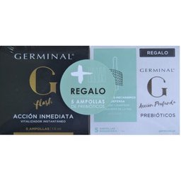 Germinal Flash Accion Inmediata 5 Ampollas X 1.5ml + Regalo 5 Am