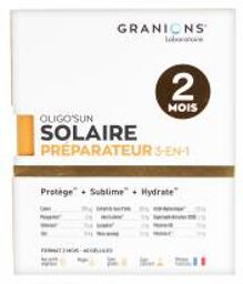 Oligo'Sun Solaire Préparateur 3en1 60 Jours 60 Gélules - Boîte 60 Gélules