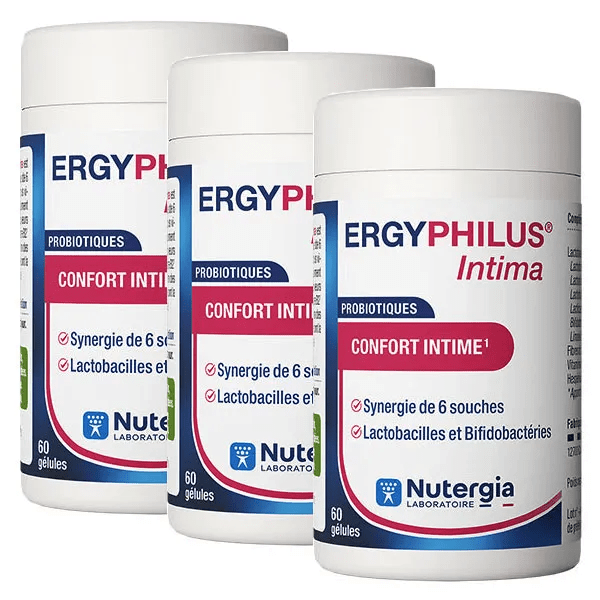 Ergyphilus Intima Probiotiques Lot 3 x 60 gélules