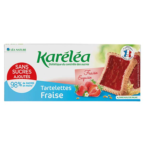 Biscuits Sans Sucres Ajoutés Tartelettes Fraise Exquise 145g