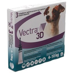 Vectra® 3D Solution Spot-On pour Chiens de 4-10 kg