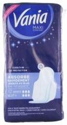 Serviettes Hygiéniques Maxi Confort Nuit Plus 12 Serviettes - Sachet 12 serviettes hygiéniques
