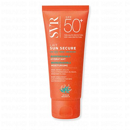 Sun secure - Lait hydratant invisible SPF 50+ tube 100 ml