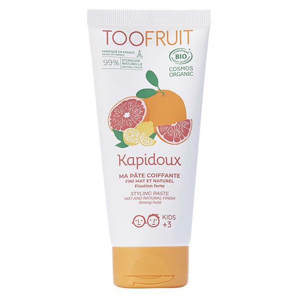 Enfant Cheveux Kapidoux Pâte Coiffante Pamplemousse Citron Bio 100g