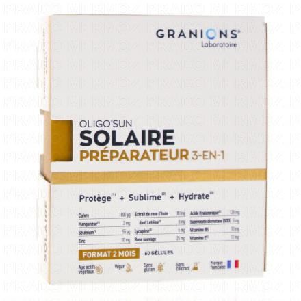 Oligo'sun Solaire Préparateur 3 en 1 x60 gélules