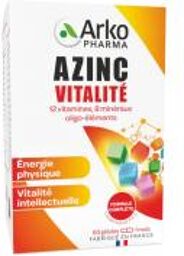 Azinc Vitalité Adulte 60 Gélules - Pot 60 gélules
