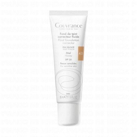AVÈNE Couvrance fond de teint correcteur fluide n°04 Miel SPF20 30ml