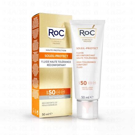 Soleil-Protect fluide haute tolérance réconfortant SPF50 50ml tube 50ml