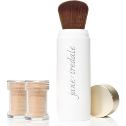 Jane Iredale Set Powder-Me Brush Spf30 + 2 Recharges Nude