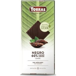 au chocolat noir 60% avec Stevia 100g