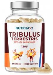 Nutri&Co; Tribulus Terrestris 120 Gélules - Pot 120 gélules de 0,44 g