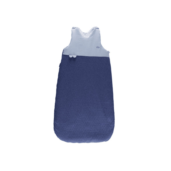 Douillette Réglable Chaude Jersey Matelassé Lange 80-100cm Bleu