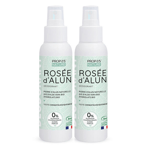 - Déodorant Rosée d'Alun - 2 spray de 100ml