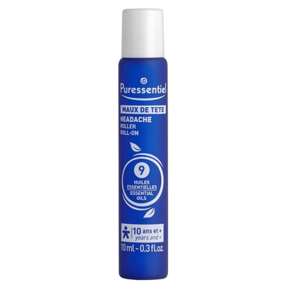 Bien-Être Roller Maux de Tête aux 9 Huiles Essentielles 10ml