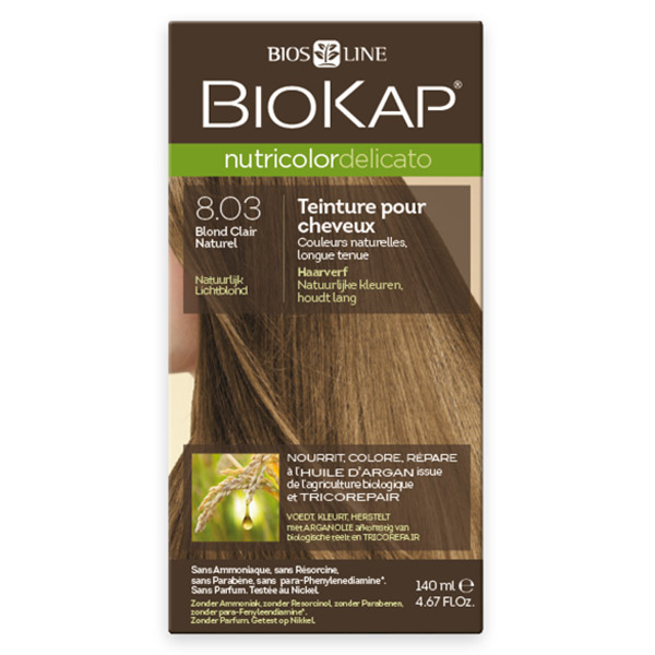 Nutricolor Delicato Hair Dye 8.03 Blond Clair Naturel 140ml