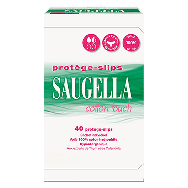 Cotton Touch Protège-Slip Hypoallergénique Peau Sensible - Pack de 40