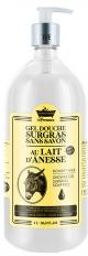 Gel Douche Surgras Lait d'Ânesse 1 L - Flacon-Pompe 1000 ml
