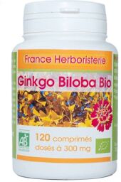 GINKGO-BILOBA BIO AB dosés à 300 mg en comprimés.