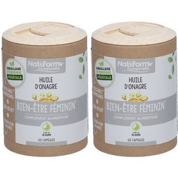 Nat&Form Huile d'onagre Bio en capsules
