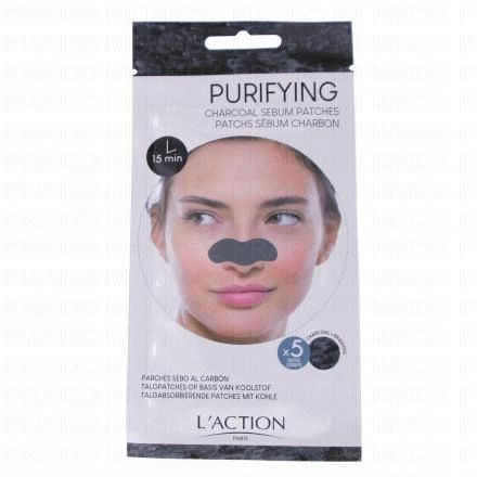 L'ACTION Purifying Patchs sébum charbon x5