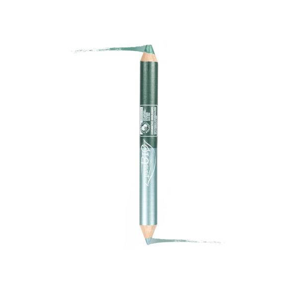 Crayon Yeux Duo Day and Night 02 Kajal Turquoise Vert Émeraude 2,8g