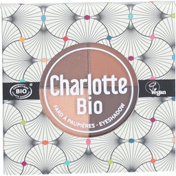 Charlotte Bio La palette de 4 fards à paupières BIO - Nude Brun