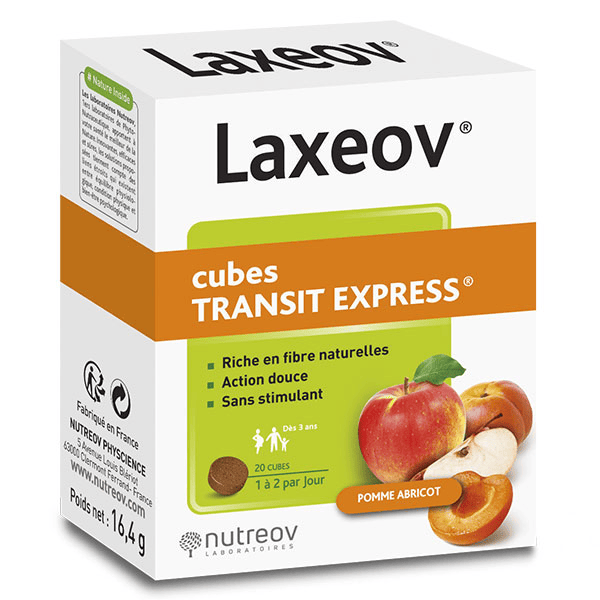 Physcience Laxeov Cubes Pomme Abricot 20 cubes