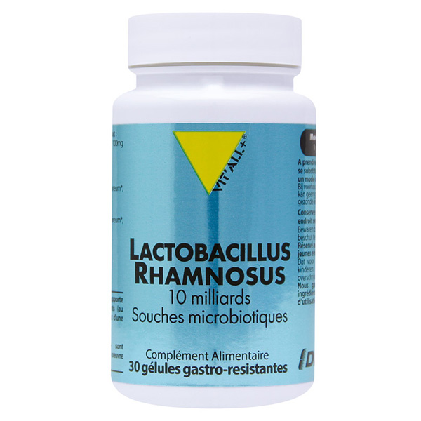 Lactobacillus Rhamnosus Probiotiques - 30 gélules gastro-résistantes DRcaps®