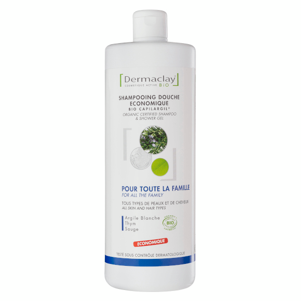 Soin Capillaire Shampoing Douche Économique Famille Bio 1L