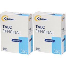 - Talc officinal - Poudre - Tenir au sec - 250g