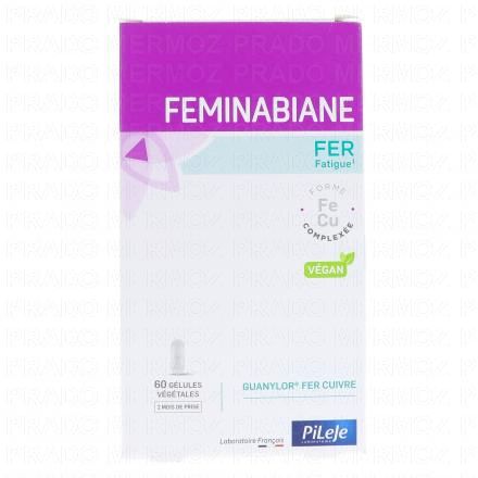 Feminabiane Fer 60 gélules